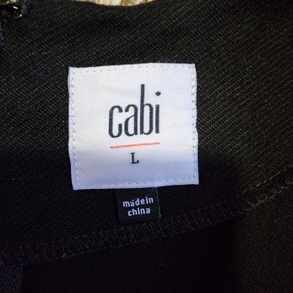 CAbi Structured Black Button Blouse - Large - Picture 8 of 10